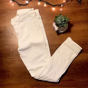 White H&M skinny jeans